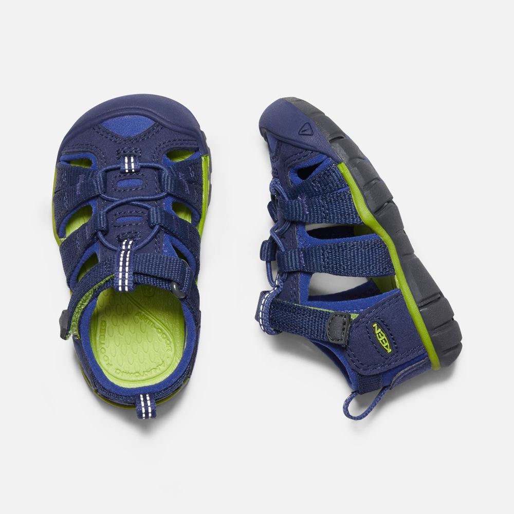 Sandales Keen Enfant Bleu/Vert | Seacamp Ii Cnx | RHKGN-4970